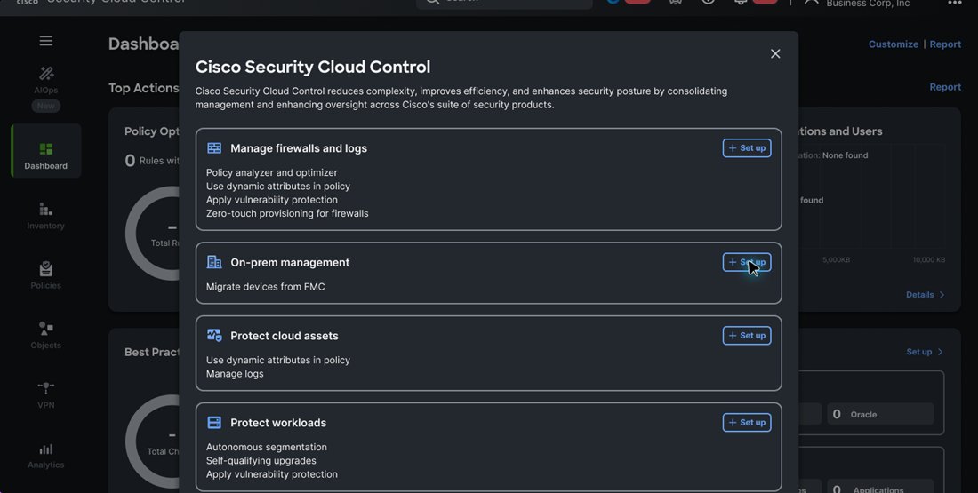 Cisco Security Cloud Control welcome